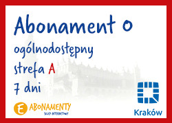 Abonament postojowy typu „O” Podstrefa A (7 dni) 
