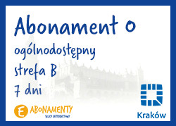Abonament postojowy typu „O” Podstrefa B (7 dni) 