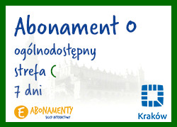 Abonament postojowy typu „O” Podstrefa C (7 dni) 